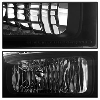 Xtune Ford F250/350/450 Super Duty 05-07 Crystal Headlights Black Smoked HD-JH-FS05-AM-BSM-Headlights-Deviate Dezigns (DV8DZ9)