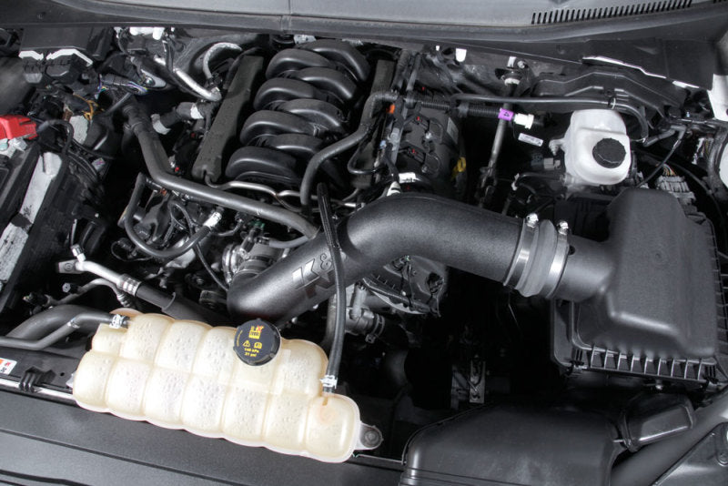 K&N 18-19 Ford F150 V8-5.0L Performance Intake Kit-Cold Air Intakes-Deviate Dezigns (DV8DZ9)