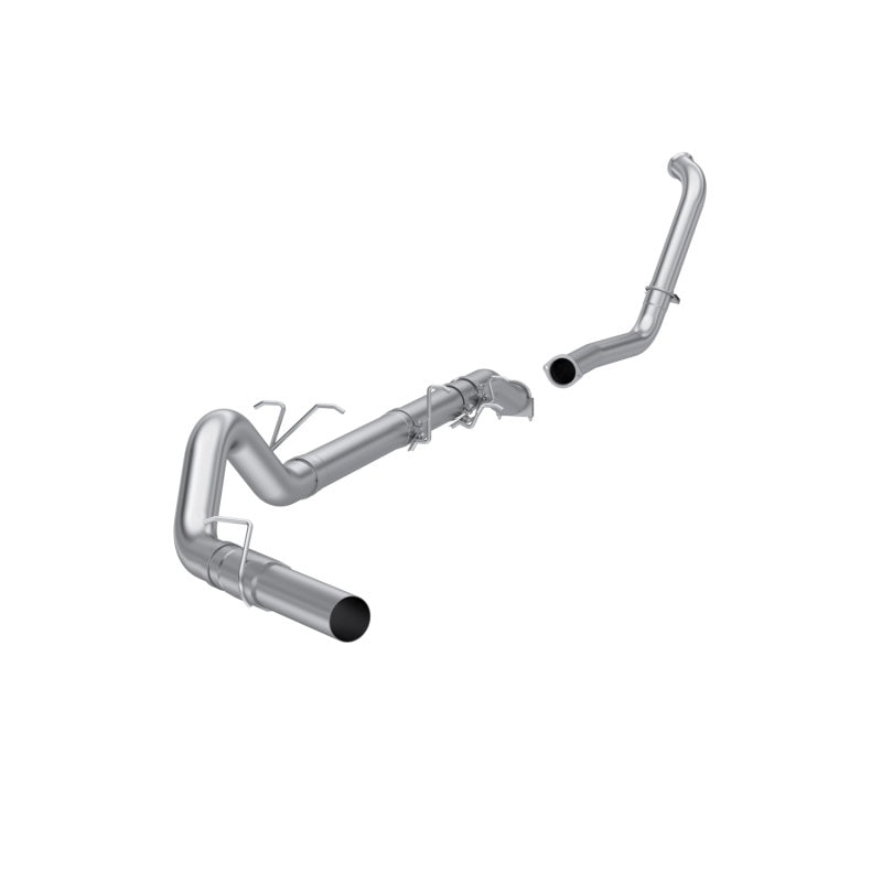 MBRP 03-07 Ford F-250/350 6.0L EC/CC Turbo Back Single Side (Stock Cat) - no Muffler-Catback-Deviate Dezigns (DV8DZ9)