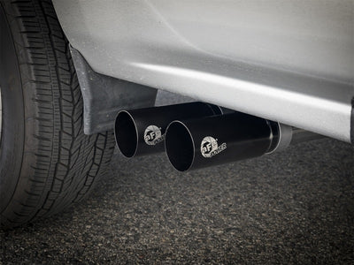 aFe Rebel Series 3in to 2.5in 409 SS Cat-Back Exhaust w/ Black Tips 09-18 GM Silverado/Sierra 5.4L-Catback-Deviate Dezigns (DV8DZ9)