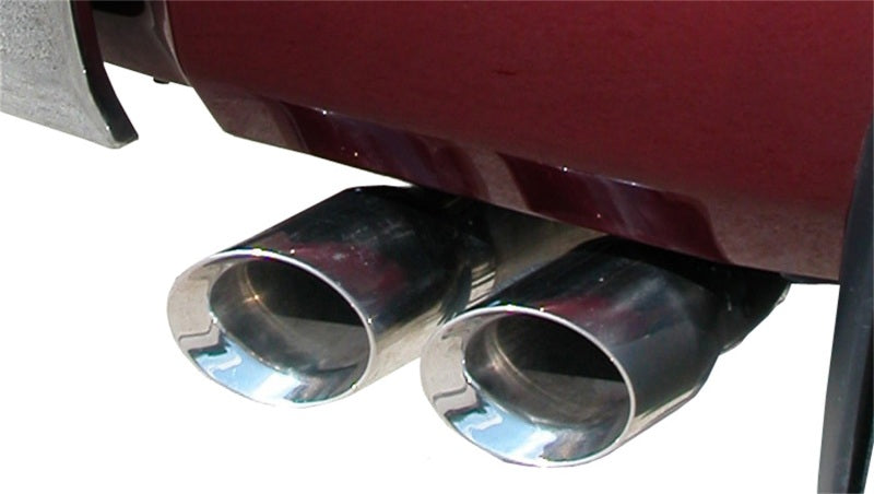 Corsa 11-14 Toyota Tundra Double Cab/Crew Max 5.7L V8 Polished Sport Cat-Back Exhaust-Catback-Deviate Dezigns (DV8DZ9)