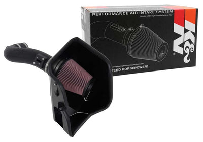 K&N 2019+ Chevrolet 1500 5.3L / 6.2L V8 F/I Aircharger Performance Intake System-Cold Air Intakes-Deviate Dezigns (DV8DZ9)