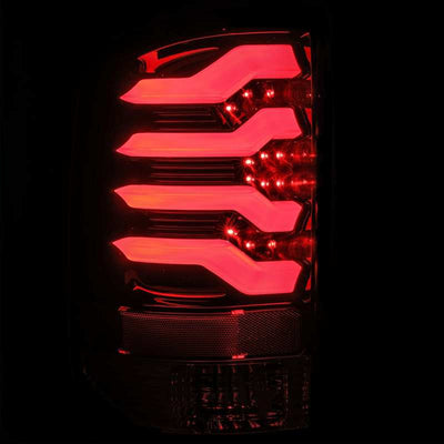 AlphaRex 14-18 GMC Sierra 1500 PRO-Series LED Tail Lights Red Smoke-Tail Lights-Deviate Dezigns (DV8DZ9)