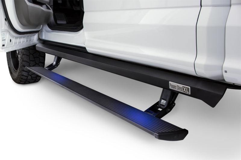 AMP Research 2004-2007 Ford F-250/350/450 SuperCrew PowerStep XL - Black-Running Boards-Deviate Dezigns (DV8DZ9)