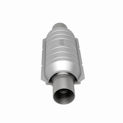 MagnaFlow Catalytic Converter 2 in Inlet 2 in Outlet 11 in Length SS-Catalytic Converter Universal-Deviate Dezigns (DV8DZ9)