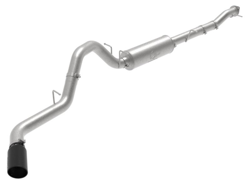 aFe Large Bore-HD 3in 409SS DPF-Back Exhaust System w/ Polished Tip RAM 1500 20-21 V6-3.0-DPF Back-Deviate Dezigns (DV8DZ9)