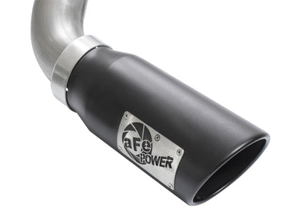 aFe MACHForce XP Exhausts Cat-Back Black Tip 09-17 GM Silverado 1500 4.3/5.3L RegCab SB/LB-Catback-Deviate Dezigns (DV8DZ9)