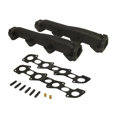 BD Diesel 08-10 Ford F-250/F-350/F-450/F-550 Powerstroke 6.4L Up Pipes Kit w/Manifold Set-Connecting Pipes-Deviate Dezigns (DV8DZ9)