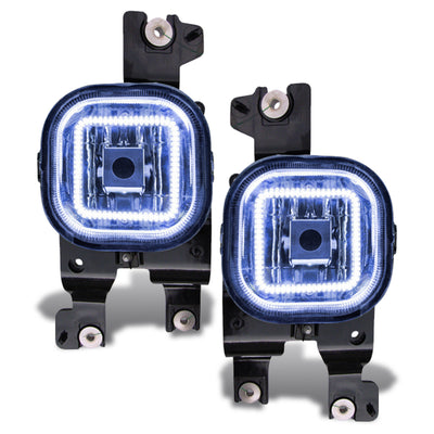 Oracle Ford Superduty 08-10 LED Fog Light Halo Kit - White SEE WARRANTY-Fog Lights-Deviate Dezigns (DV8DZ9)