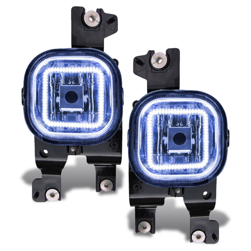 Oracle Ford Superduty 08-10 LED Fog Light Halo Kit - White SEE WARRANTY-Fog Lights-Deviate Dezigns (DV8DZ9)