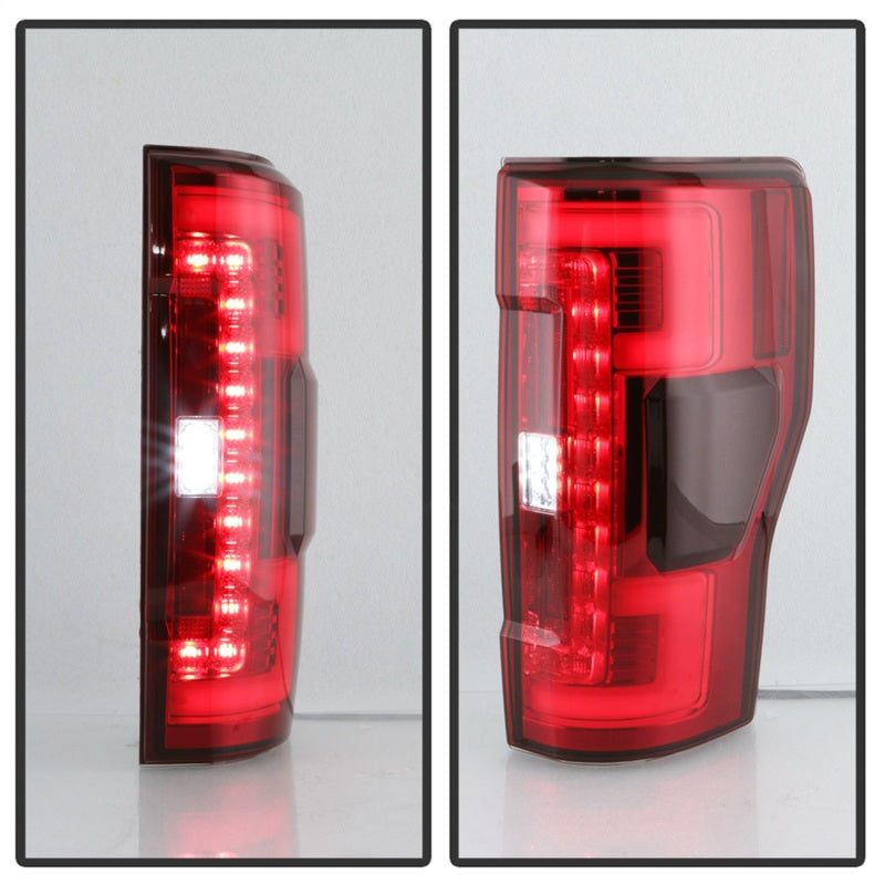 Spyder 17-18 Ford F-250 SD (w/Blind Spot Sens) LED Only Tail Lights - Red Clr (ALT-YD-FS17BS-LED-RC)-Tail Lights-Deviate Dezigns (DV8DZ9)