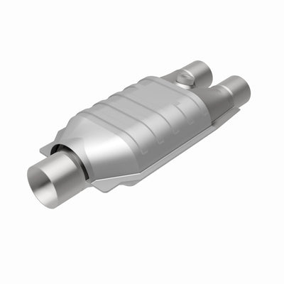 MagnaFlow Conv Univ 2/2.5 D/S Single O2 FED-Catalytic Converter Universal-Deviate Dezigns (DV8DZ9)