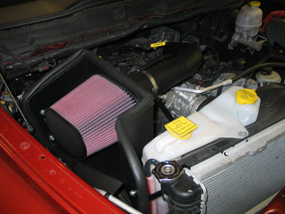 K&N 08-10 Dodge Ram V8-4.7L Aircharger Performance Intake-Cold Air Intakes-Deviate Dezigns (DV8DZ9)