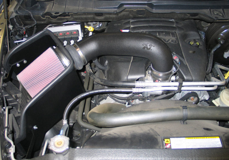 K&N 09-10 Dodge Ram 1500 PickUp V8-5.7L Aircharger Performance Intake-Cold Air Intakes-Deviate Dezigns (DV8DZ9)