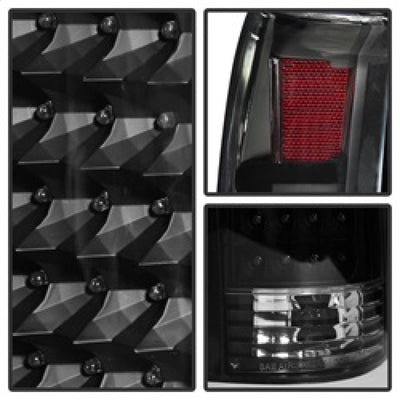 Xtune Yukon Denali 99-00 LED Tail Lights Black ALT-JH-CCK88-LED-BK-Tail Lights-Deviate Dezigns (DV8DZ9)