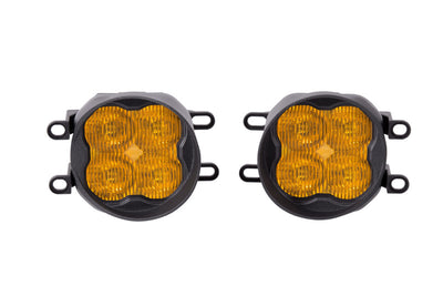 Diode Dynamics SS3 LED Pod Max Type B Kit - Yellow SAE Fog-Light Accessories and Wiring-Deviate Dezigns (DV8DZ9)