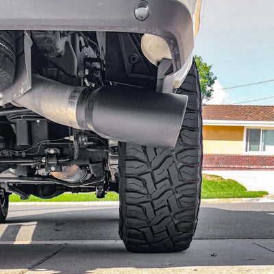 Banks Power 19-23 Dodge Ram Mega Cab 6.7L Cummins Monster Exhaust - SS Single Exhaust w/ Black Tip-Catback-Deviate Dezigns (DV8DZ9)