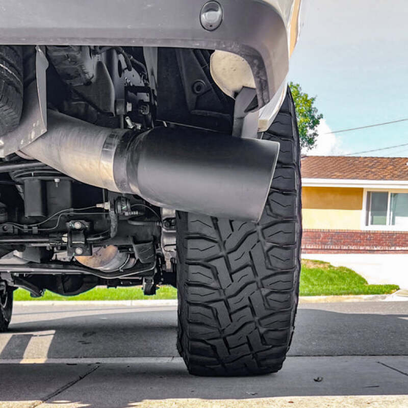 Banks Power 19-23 Dodge Ram Mega Cab 6.7L Cummins Monster Exhaust - SS Single Exhaust w/ Black Tip-Catback-Deviate Dezigns (DV8DZ9)