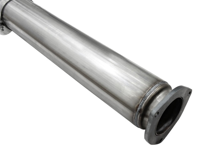 aFe MACHForce XP Exhaust 5in DPF-Back Stainless Steel Exhaust 2015 Ford Turbo Diesel V8 6.7L No Tip-Turbo Back-Deviate Dezigns (DV8DZ9)