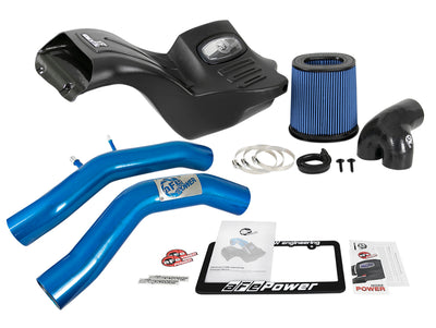 aFe Momentum XP Cold Air Intake System w/ Pro 5R Media Blue 15-19 Ford F-150 V8-5.0L-Cold Air Intakes-Deviate Dezigns (DV8DZ9)