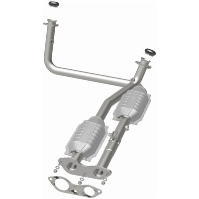 MagnaFlow Conv DF GM Truck/Suv Dual Outlet 96-Catalytic Converter Direct Fit-Deviate Dezigns (DV8DZ9)