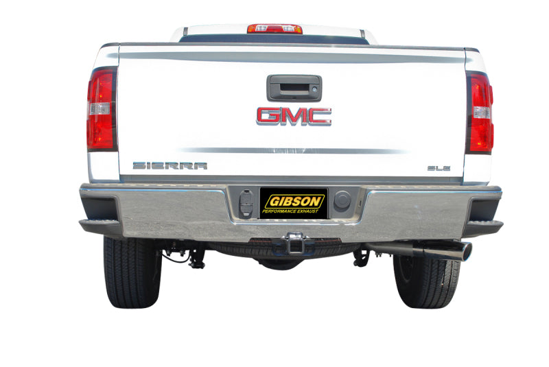 Gibson 14-18 GMC Sierra 1500 Denali 5.3L 3.5in Cat-Back Single Exhaust - Stainless-Catback-Deviate Dezigns (DV8DZ9)