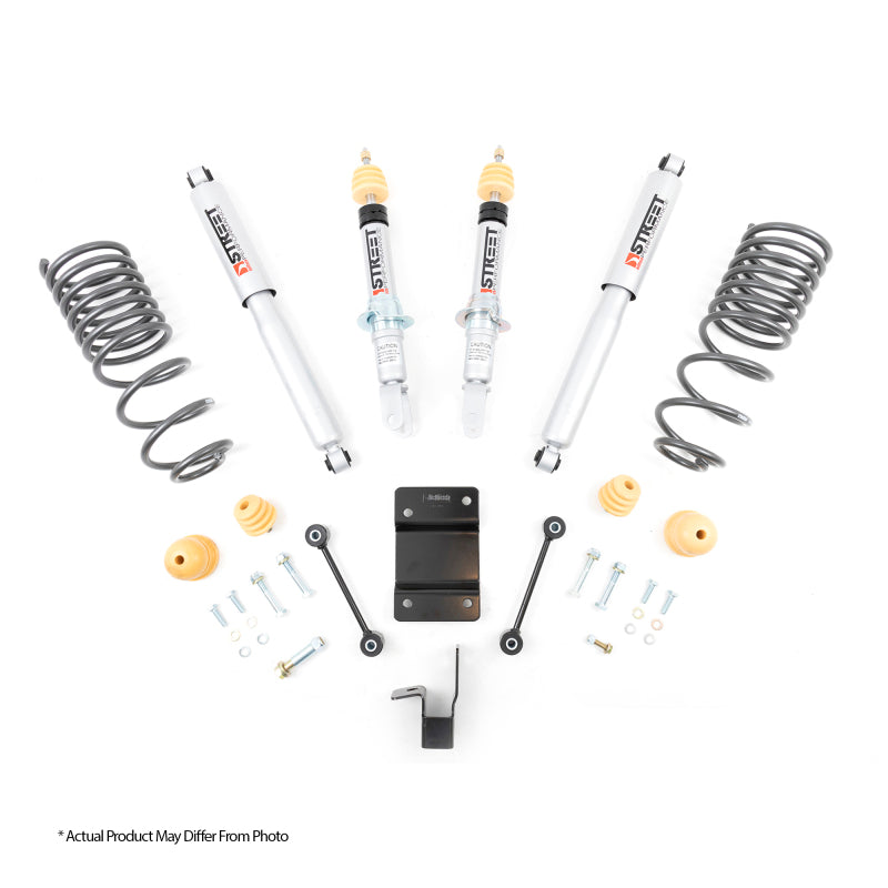 Belltech - Front And Rear Complete Kit W/ Street Performance Shocks | 09-13 Ford F150 (Std Cab) 2WD | 2" or 3" F / 5.5" R Drop-Lowering Kits-Deviate Dezigns (DV8DZ9)