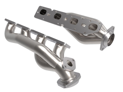 aFe Power Twisted Steel 304SS Shorty Header 19-21 Ram 2500/3500 V8-6.4L-Headers & Manifolds-Deviate Dezigns (DV8DZ9)