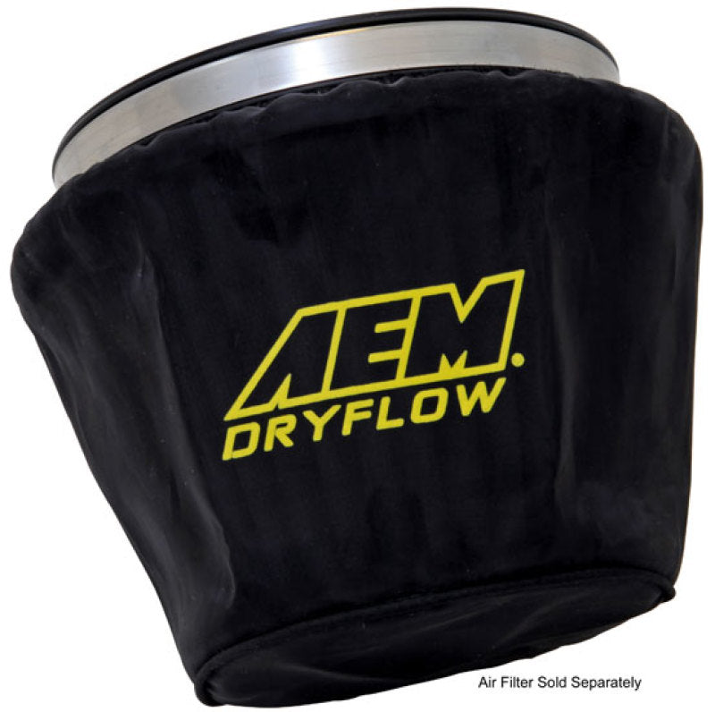 AEM Air Filter Wrap Black 7.5in Length x 5in Width x 5in Height-Pre-Filters-Deviate Dezigns (DV8DZ9)