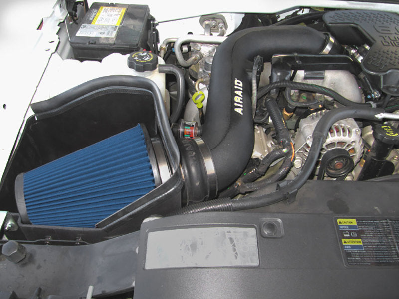 Airaid 04-05 GM 2500/3500 Pickup / 6.6L DSL MXP Intake System w/ Tube (Dry / Blue Media)-Cold Air Intakes-Deviate Dezigns (DV8DZ9)