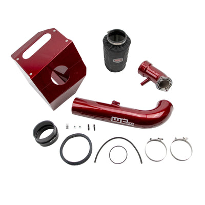 Wehrli 17-19 Chevrolet 6.6L L5P 4in Intake Kit Stage 2 - WCFab Red-Cold Air Intakes-Deviate Dezigns (DV8DZ9)