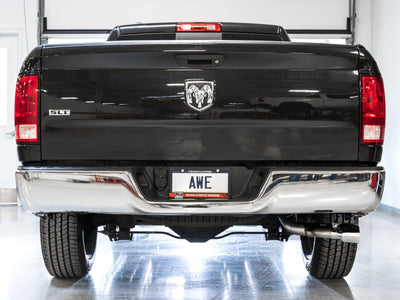 AWE Tuning 09-18 RAM 1500 5.7L (w/o Cutouts) 0FG Single Side Exit Cat-Back Exhaust - Chrome Tips-Catback-Deviate Dezigns (DV8DZ9)