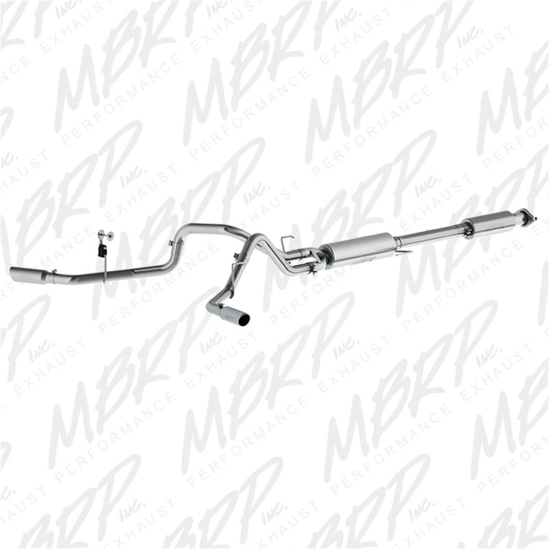 MBRP 2015 Ford F-150 5.0L 3in Cat Back Dual Split Side Exit AL Exhaust System-Catback-Deviate Dezigns (DV8DZ9)