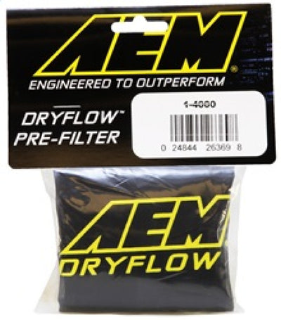 AEM Air Filter Wrap 6 inch Base 5 1/4 inch Top 5 inch Tall-Pre-Filters-Deviate Dezigns (DV8DZ9)