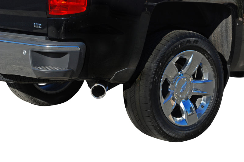 Gibson 14-18 GMC Sierra 1500 Denali 6.2L 3.5in Cat-Back Single Exhaust - Stainless-Catback-Deviate Dezigns (DV8DZ9)