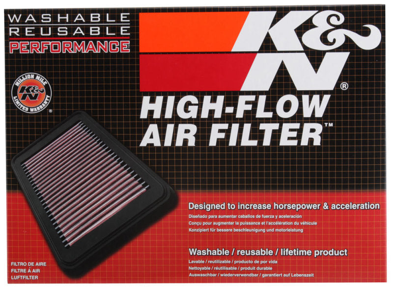 K&N 2020 Chevrolet Silverado 2500/3500 6.6L Diesel Drop In Replacement Air Filter-Air Filters - Drop In-Deviate Dezigns (DV8DZ9)