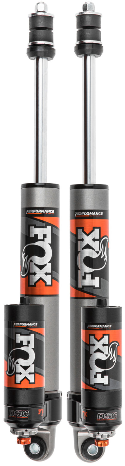 Fox 14-22 Ram 2500 4WD 0-1.5in Lift Rear Performance Elite Series 2.5 Reservoir Shocks - Adjustable-Coilovers-Deviate Dezigns (DV8DZ9)