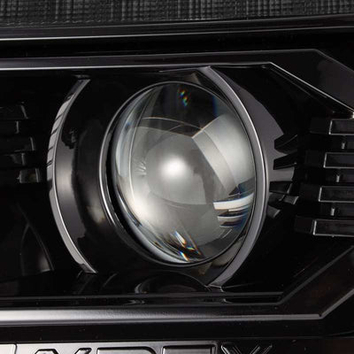 AlphaRex 12-15 Toyota Tacoma LUXX LED Projector Headlights Plank Style Alpha Black w/DRL-Headlights-Deviate Dezigns (DV8DZ9)
