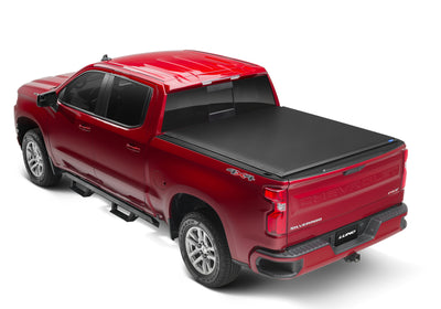 Lund 19-23 Chevrolet Silverado 1500 (5.5ft. Bed) Genesis Roll Up Tonneau Cover - Black-Tonneau Covers - Roll Up-Deviate Dezigns (DV8DZ9)