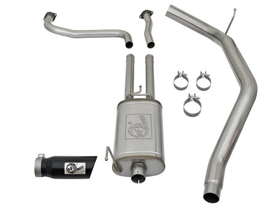 aFe MACHForce XP 2.5in Cat-Back Exhaust System w/ Black Tip Nissan Frontier 17-19 V8-5.6L-Catback-Deviate Dezigns (DV8DZ9)