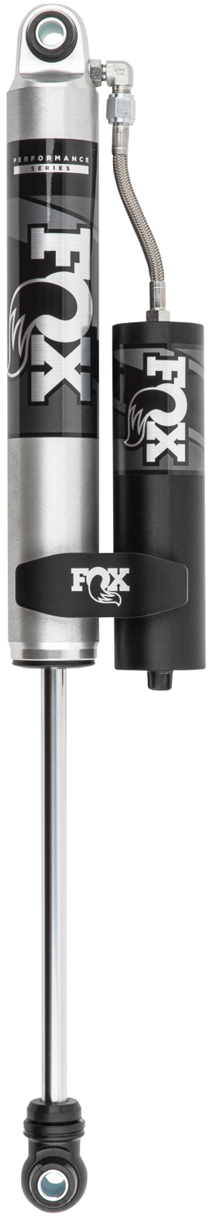 Fox 20+ GM 2500/3500 HD 2.0 Performance Series Smooth Body Reservoir Rear Shock 0-1in Lift-Shocks and Struts-Deviate Dezigns (DV8DZ9)