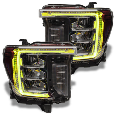 Oracle 20-21 GMC Sierra 2500/3500 HD RGB+W Headlight DRL Upgrade Kit - ColorSHIFT 2 SEE WARRANTY-Headlights-Deviate Dezigns (DV8DZ9)