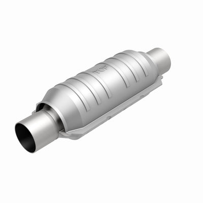 MagnaFlow Catalytic Converter 2 in Inlet 2 in Outlet 11 in Length SS-Catalytic Converter Universal-Deviate Dezigns (DV8DZ9)