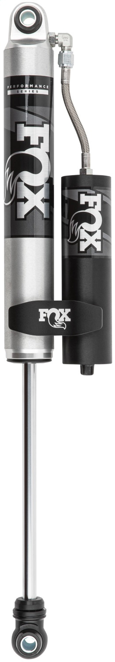 Fox 20+ GM 2500/3500 HD 2.0 Performance Series Smooth Body Reservoir Rear Shock 0-1in Lift-Shocks and Struts-Deviate Dezigns (DV8DZ9)