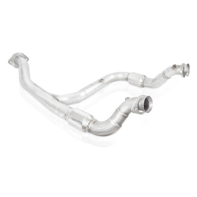 Stainless Works 15-18 F-150 3.5L Downpipe 3in High-Flow Cats Y-Pipe Factory Connection-Downpipes-Deviate Dezigns (DV8DZ9)