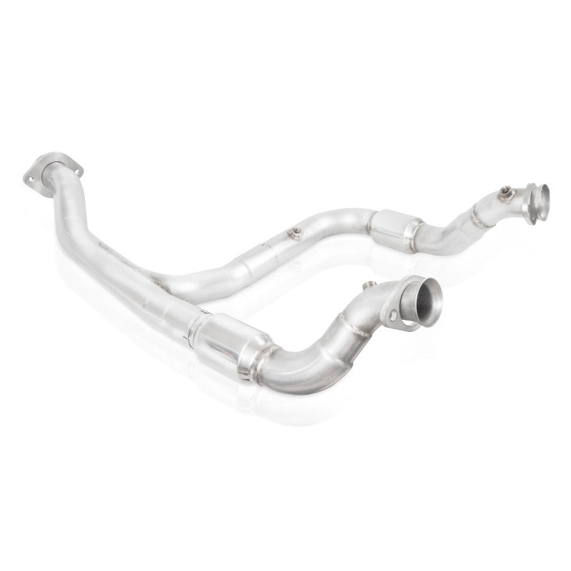 Stainless Works 15-18 F-150 3.5L Downpipe 3in High-Flow Cats Y-Pipe Factory Connection-Downpipes-Deviate Dezigns (DV8DZ9)