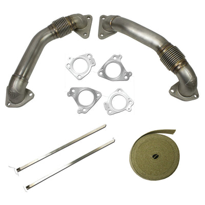 BD Diesel UpPipe Kit - Chevy 2001-2012 Duramax 6.6L-Connecting Pipes-Deviate Dezigns (DV8DZ9)