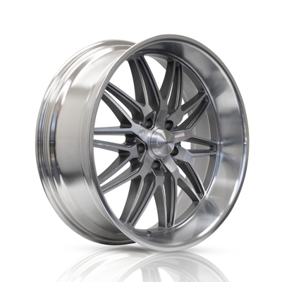 Corsart - Alcatraz / 22x8.5 / 5x4.75 / ET6 - Gloss Brushed With Diamond Cut Lip-Wheels-Deviate Dezigns (DV8DZ9)