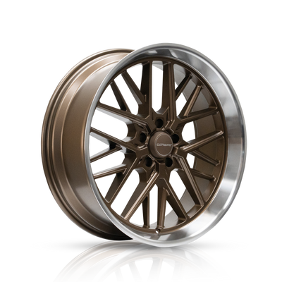 Corsart - Kingpin / 20x8.5 / 5x4.75 / ET6 - Matte Bronze With Diamond Cut Lip-Wheels-Deviate Dezigns (DV8DZ9)