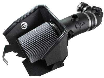 aFe MagnumFORCE Stage-2 Pro DRY S Air Intake System Ford Diesel Trucks 08-10 V8-6.4L (td)-Cold Air Intakes-Deviate Dezigns (DV8DZ9)